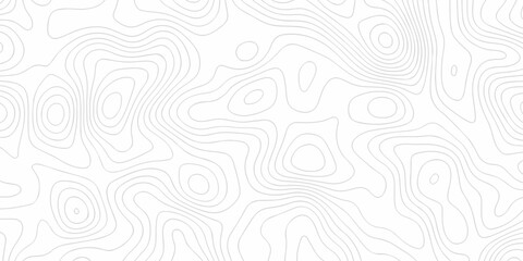 Topographic map. Geographic mountain relief. Abstract lines background. Contour maps. Vector illustration, Topo contour map on white background, Topographic contour lines vector map seamless pattern.