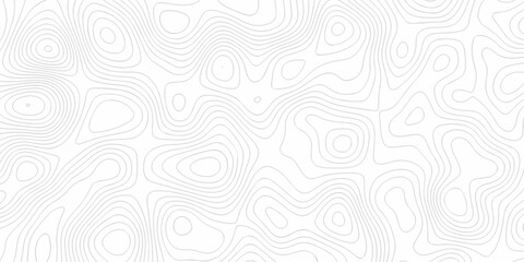 Topographic map. Geographic mountain relief. Abstract lines background. Contour maps. Vector illustration, Topo contour map on white background, Topographic contour lines vector map seamless pattern.