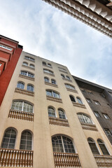 Low angle view of modern buildings in Las Palmas de Gran Canaria