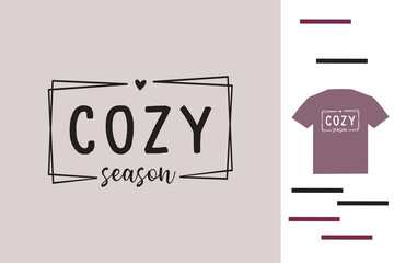 Cozy season t shirt design 6.eps