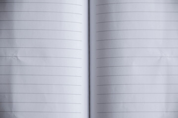 blank paper There is a line for writing messages.