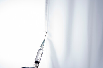 preparing to give an injection