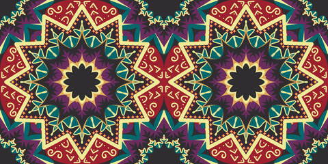 seamless ethnic pattern design.Geometric ethnic oriental ikat pattern traditional Design.ethnic oriental pattern,fabric,embroidery.Mexican pattern.merican pattern.latin african.indian fabric.Mexican