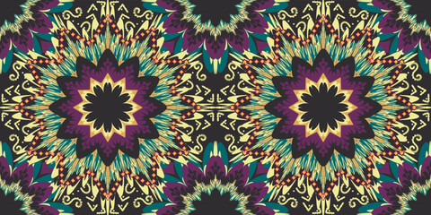 seamless ethnic pattern design.Geometric ethnic oriental ikat pattern traditional Design.ethnic oriental pattern,fabric,embroidery.Mexican pattern.merican pattern.latin african.indian fabric.Mexican