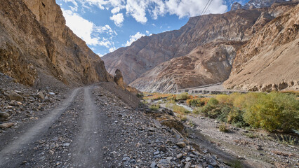 Mountain Trail in Markha valley, Ladakh