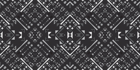 seamless ethnic pattern design.Geometric ethnic oriental ikat pattern traditional Design.ethnic oriental pattern,fabric,embroidery.Mexican pattern.merican pattern.latin african.indian fabric.Mexican