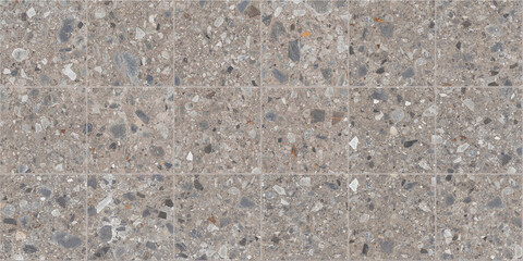 Porcelain stoneware tile seamless texture map