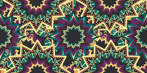 seamless ethnic pattern design.Geometric ethnic oriental ikat pattern traditional Design.ethnic oriental pattern,fabric,embroidery.Mexican pattern.merican pattern.latin african.indian fabric.Mexican