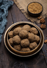 Methi Ladoo or Fenugreek Seed Ladoo is a traditional recipe which is more of an ayurvedic medicine than a sweetmeat.