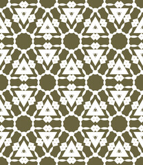 Abstract geometric pattern. A seamless background, vintage texture.	