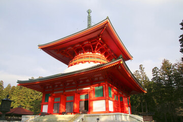 根本大塔・壇上伽藍・高野山（和歌山県・高野町）