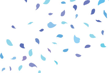 背景素材_花吹雪_青