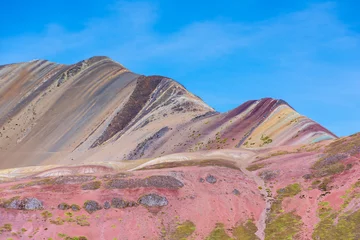 Photo sur Plexiglas Vinicunca Rainbow Mountain or Montana de Siete Colores, part of the Cordillera de los Andes in the Cusco region of Peru.