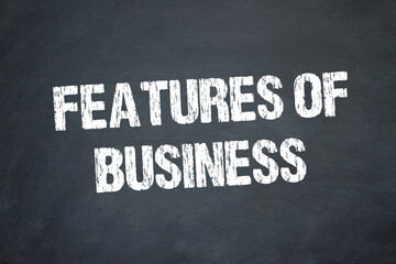 Features of Business	