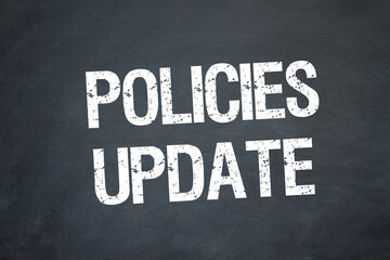 Obraz premium Policies Update 