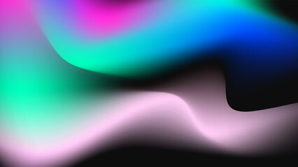 Abstract gradient blur vibrant background. Smooth design background for brochure, poster, banner, flyer and card. Vector illustration.