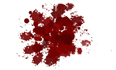 splash of blood to commemorate national blood donor month. isolated transparent background png