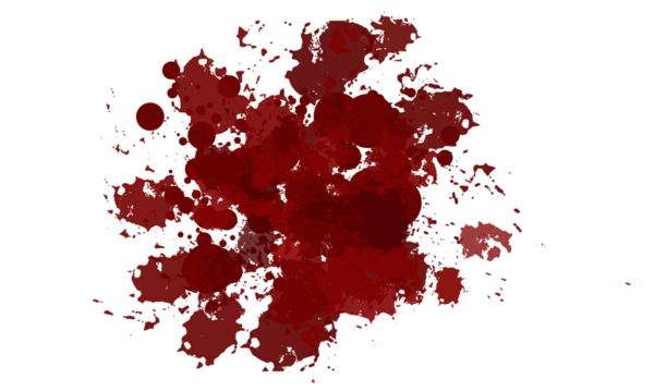 splash of blood to commemorate national blood donor month. isolated transparent background png