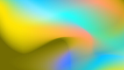 Abstract gradient blur vibrant background. Smooth design background for brochure, poster, banner, flyer and card. Vector illustration.