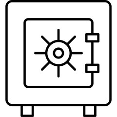 Fototapeta premium Safe Box Icon