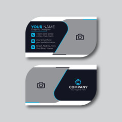 Die-cut business card design