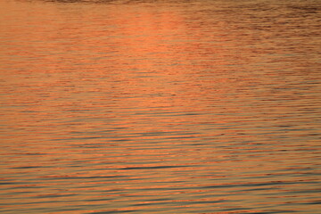 Sunset by the sea in Sweden.