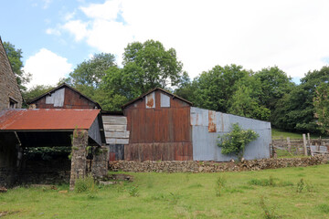 Old agricultural buildings, Derbyshire England
