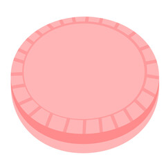 Naklejka premium Strawberry Sandwich Cookie Illustration