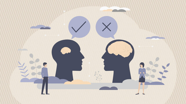 Dunning-Kruger Effect - Overconfidence Effect - Conceptual Illustration