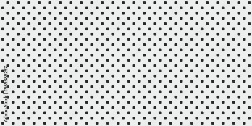 Poster Black polka squares seamless pattern. Vector seamless background for print, surface application and decoration.