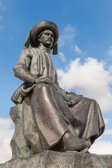 Henry the Navigator statue,  Republic Square, Lagos, Algarve, Portugal