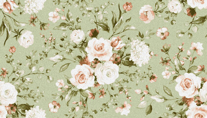 textile and digital seamless pattern design