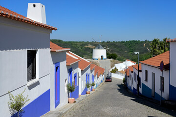 Fototapeta na wymiar Windmill, Odeceixe, Aljezur, Faro district, Algarve, Portugal