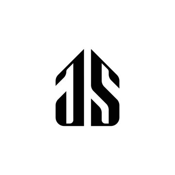 js, sj logo concept