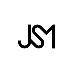 Fototapeta na wymiar jsm logo concept