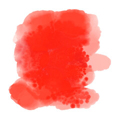 Red spots.Red watercolor blobs. Paint stains. Blood