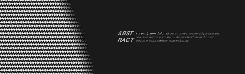 gray carbon composite banner dark geometric shapes abstract background fabric textured