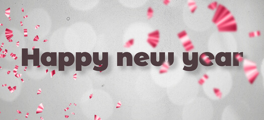 Happy New Year 2023 banner in abstract background