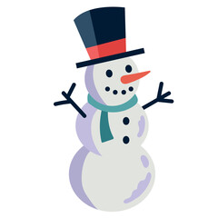 cute snowman character