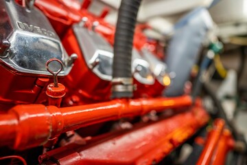 engine room of a fishing boat in australia