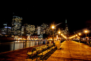 San Francisco Pier7 night time - 555695213