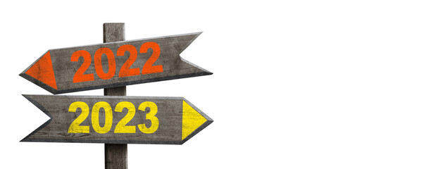 Happy New Year Background. Successful start to the year 2023.