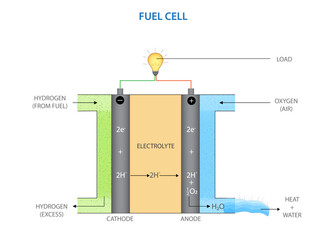 Hydrogen oxygen fuel cell