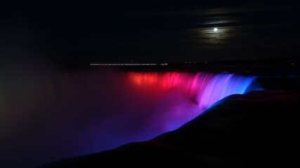 Chutes du Niagara de nuit
