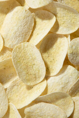 chips close-up under sunlight
