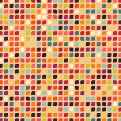 Color checkered squares background abstract illustration