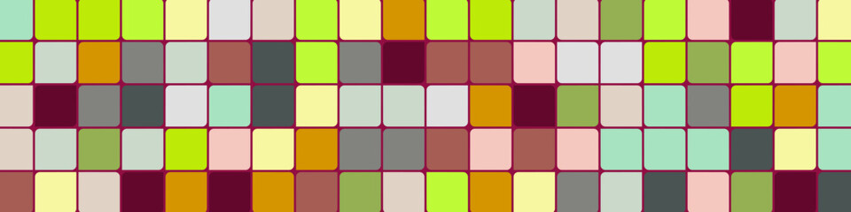 Color checkered squares background abstract illustration