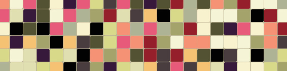 Color checkered squares background abstract illustration