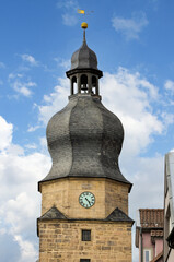 Spitaltor - Historischer Turm in der Coburger Altstadt, Deutschland