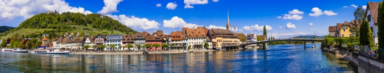 Panoramic View Beautiful Old Town